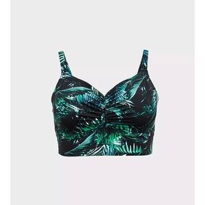 Torrid Tropical Print Bikini Top